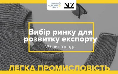 Дослідження: Вибір ринку для розвитку експорту