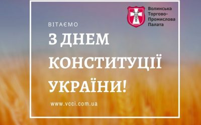 Вітаємо з Днем конституції України!