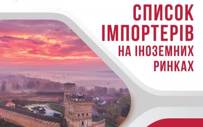 Cписок імпортерів на іноземних ринках