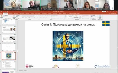 Торгово-промислові палати допомагають бізнесу виходити на шведський ринок: підсумки воркшопу GO SWEDEN