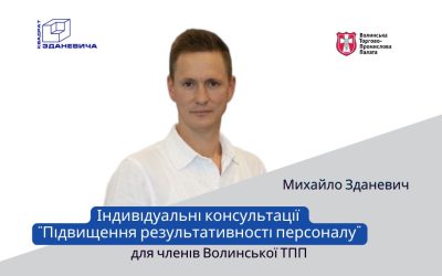 Серія індивідуальних консультацій “Підвищення результативності персоналу”